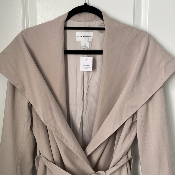 NWT Club Monaco Hanne Trench Coat - Picture 2 of 9